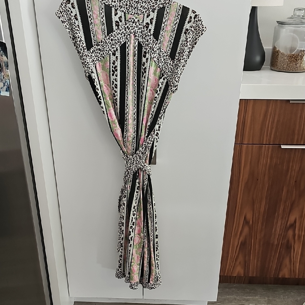 Diane Von Furstenberg Animal Print Silk Dress - Picture 3 of 4